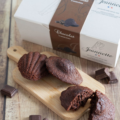 Madeleines Chocolat - Boîte de 10 Madeleines